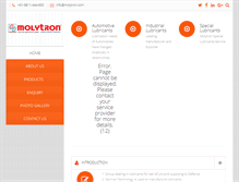 Tablet Screenshot of molytron.com